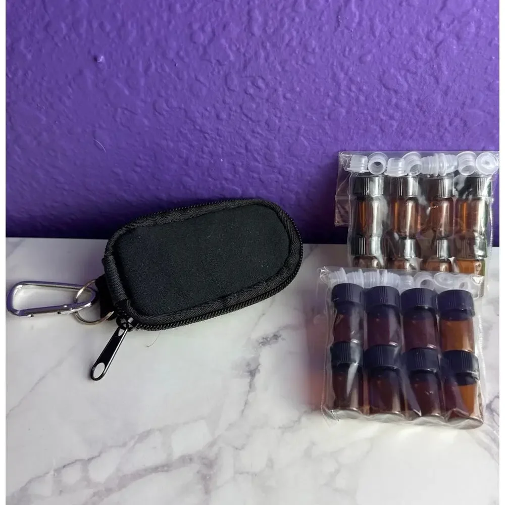 75 PC DIY Essential Oils Kit Aromatherapy Glass Bottle Lot Homemade Roller Vials